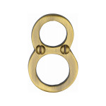 Heritage Brass Numeral 8 -  Face Fix 51mm 